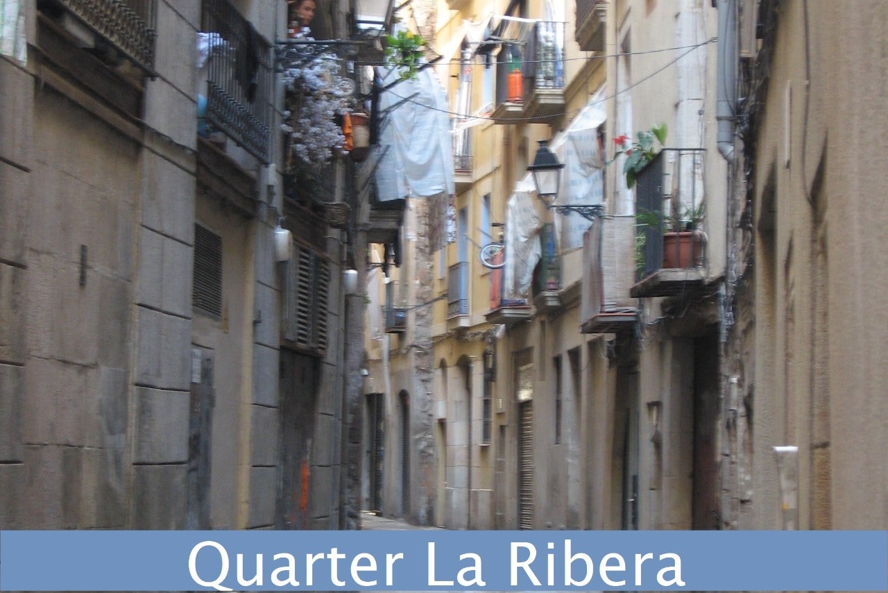 quarter of La Ribera in barcelona