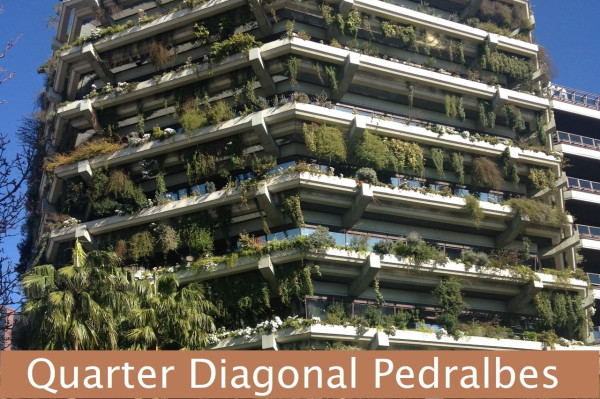 Quarter of Diagonal-Pedralbes in Barcelona