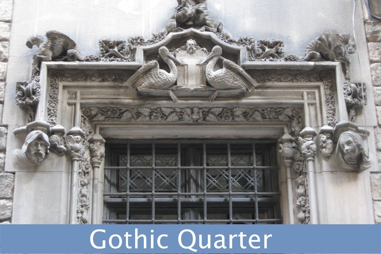 The Gothic quarter of Barcelona