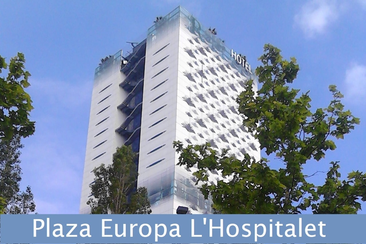 Plaza Europa at l'Hospitalet de Llobregat near Barcelona