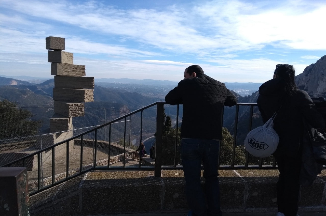 mirador cerca del monasterio de Montserrat