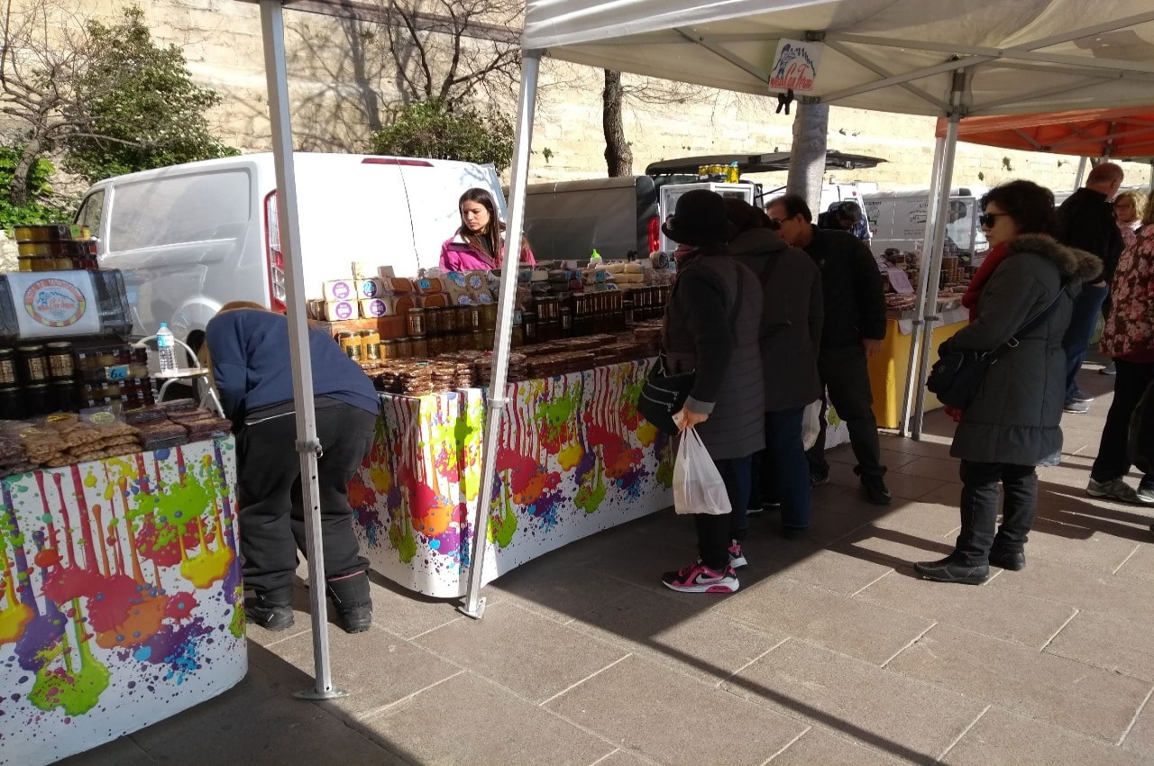 local market at Montserrat