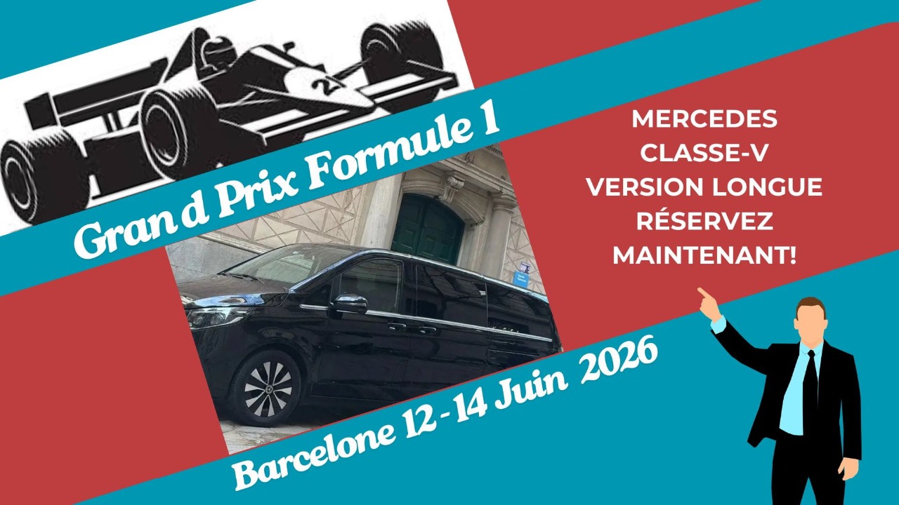 publicité pour location voiture pendant la formule 1